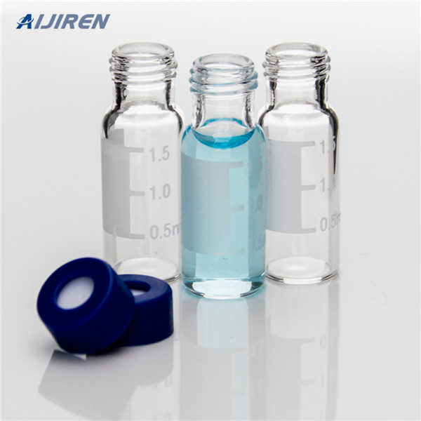 MS certified transparent chromatography sample vials